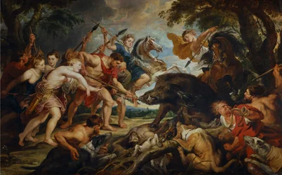 Die Jagd von Meleagros und Atalante